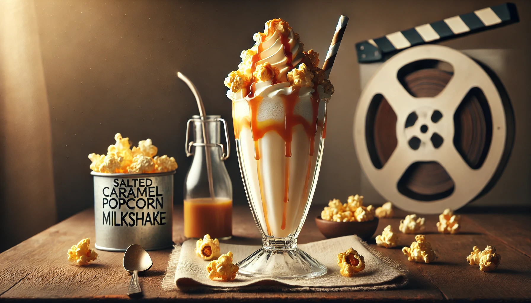 Milkshake al Popcorn e Caramello Salato