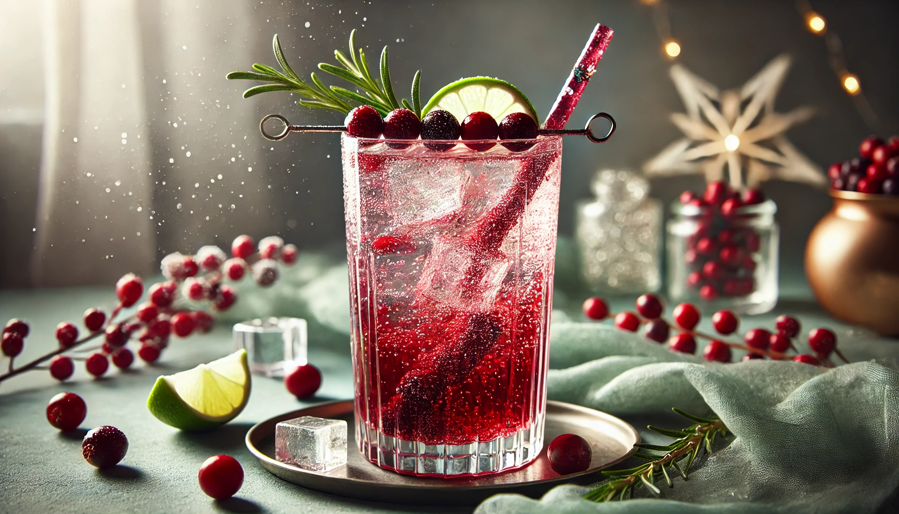 Refresher Frizzante Mirtillo Rosso e Zenzero