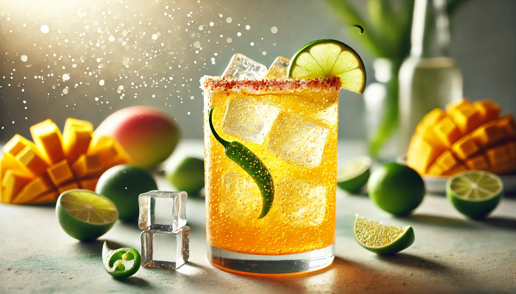 Spritzer Picante de Mango y Lima