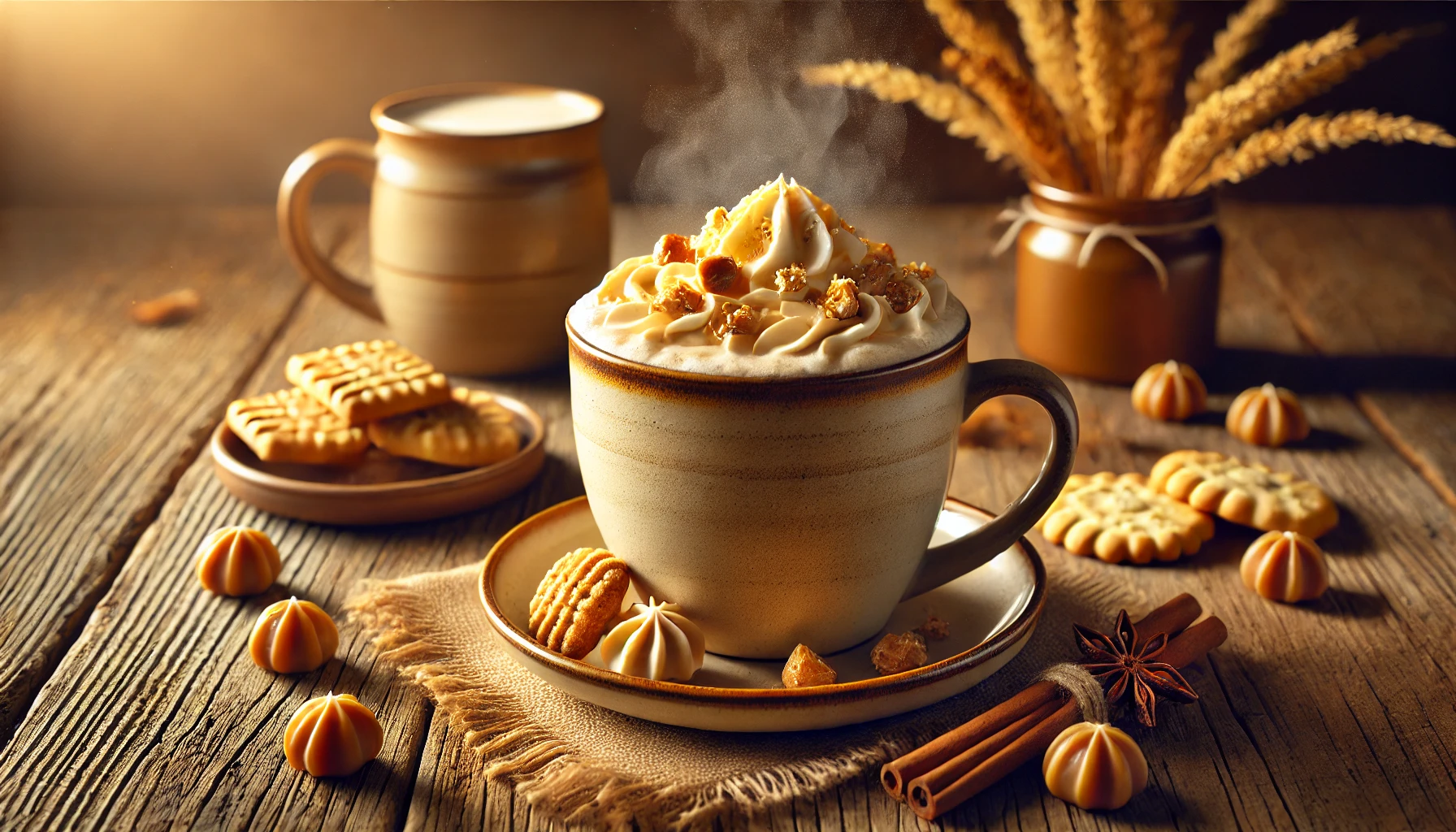 Toffee-pähkinälatte